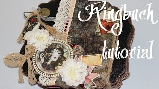 Ringbuch Scrapbook tutorial Mona´S Kreativwerkstatt [upl. by Nickles442]