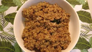 Karamani Sundal  காராமணி சுண்டல்  Navaratri Day 4 Recipe [upl. by Aurlie341]