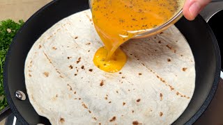 Do you have tortillas and eggs at home Tasty and easy dinner quick to prepare  289 [upl. by Eelorac451]