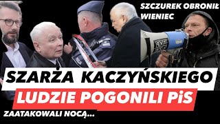 KACZYŃSKI UDERZYŁ NOCĄ – LUDZIE WALCZĄ O WIENIEC❗AGRESOR ZNISZCZYŁ MIENIE I POLICJANT GONI SZCZUJNIĘ [upl. by Gusta]