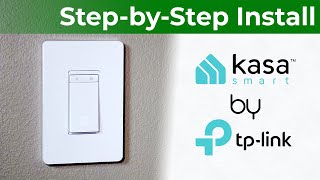 100 Install and Review of the Kasa Smart Dimmer Switch [upl. by Rekrap]