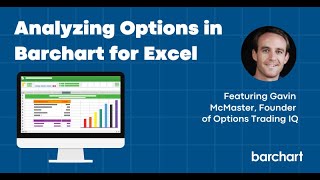 Analyzing Options in Barchart for Excel [upl. by Eugaet995]