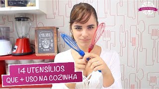 14 UTENSÍLIOS DE COZINHA ESSENCIAIS  MUSSINHA [upl. by Rosenblatt]