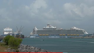 Symphony of the Seas Arrives in Port Canaveral [upl. by Eenattirb]