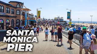 Walking Los Angeles  Santa Monica Pier amp Beachfront [upl. by Anna558]