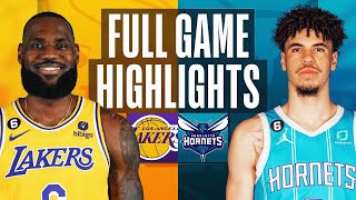 LAKERS at HORNETS  FULL GAME HIGHLIGHTS  January 2 2023 [upl. by Beltran494]