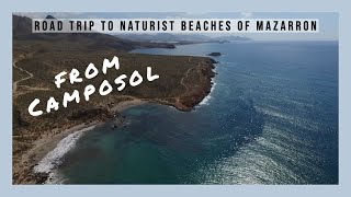 Camposol to Naturist Beaches Spain camposolspain expatinmazarron [upl. by Aztilem]