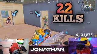 Jonathan Gaming 22 KILLS Best Agressive GameplayFOREST ELF SET  Jonathan Is Back bgmi pubg [upl. by Bengt553]