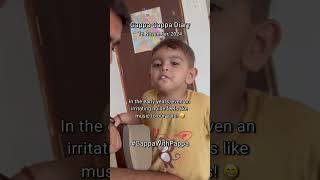 Gappas first attempt at music🎶 gappawithpappa indianparents shortsviral funny ytshorts baby [upl. by Consolata]