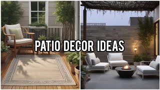 Patio Decor Ideas  Patio Designs  Outdoor Home Decor [upl. by Polito]