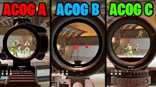 What is The BEST Acog in Rainbow Six Y9S1 [upl. by Meryl]