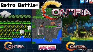 Contra Operation Galuga VS Contra NES VS Contra Arcade [upl. by Garold751]