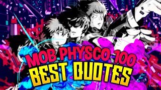 Mob Psycho 100 Best Quotes [upl. by Ilujna607]