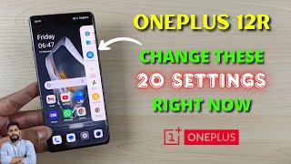 OnePlus 12R 5G  Change These 20 Settings Right Now [upl. by Anoynek529]