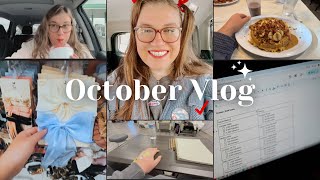 OCTOBER VLOG fall organization🧡 early voting🇺🇸 IV treatments shopping‼️ [upl. by Balfore820]