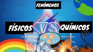 FENÓMENOS FÍSICOS Y QUÍMICOS en 3 minutos [upl. by Winer]