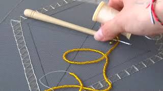 Luneville Embroidery Tutorial Advanced Module 1 Lesson 5 [upl. by Gnehc]