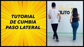 TUTORIAL DE CUMBIA  PASO LATERAL 💃🕺✅ [upl. by Eimrej]