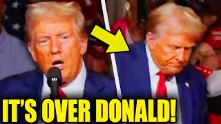 Visibly SHAKEN Trump ADMITS DEFEAT As Speech IMPLODES [upl. by Novyat]