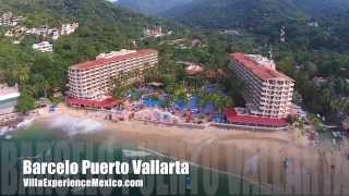 Aerial Views of Mismaloya Beach amp Barcelo Resort Puerto Vallarta [upl. by Aneryc]