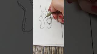 Ako kresliť lepšie špičky baleríny 🩰 artmie drawing drawingtutorial drawingtutorials howtodraw [upl. by Icats251]