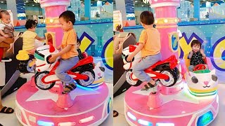 Bermain bersama keluarga di Mall quotHappy Games Roxyquot AOchannelkids [upl. by Niabi41]