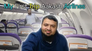 Qatar To Mumbai ✈️  Aakash Airlines My fist time  ATF VLOG QATAR [upl. by Ecinehs]