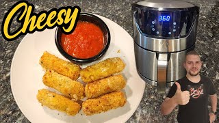 How To Make Air Fried Mozzarella Sticks [upl. by Stryker]