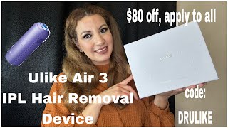 Ulike Air 3IPL Hair Removal DeviceULIKE Air 3 Dispositivo de depilaciónulike hair removal at home [upl. by Izy179]