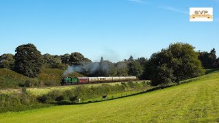 Severn Valley Railway  6960 Raveningham Hall at Eardington [upl. by Dud]