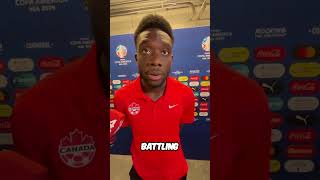 CanMNT captain Alphonso Davies on making Copa America history [upl. by Xet]