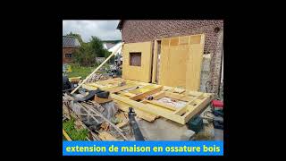 extension de maison en ossature bois [upl. by Friede]