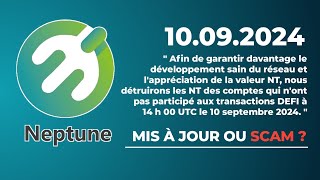 10092024 BONNE NOUVELLE POUR NEPTUNE NETWORK 🤑🤑 [upl. by Shari]