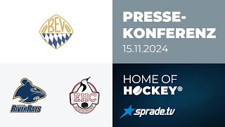 15112024  Pressekonferenz  ESC Riverrats Geretsried vs EHC Königsbrunn [upl. by Vey]