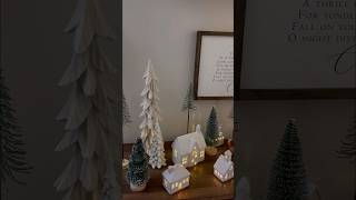 Christmas village 🎄 christmas christmasdecoratewithme christmas2024 [upl. by Boleyn]