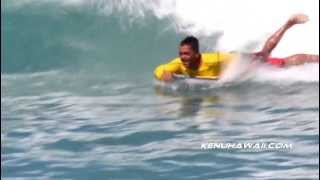 Waikiki Walls big outside bodyboarding waves June 4 2013 [upl. by Naliorf]