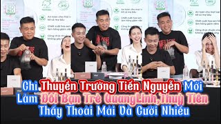 Thuyền Trưởng Tiến Nguyễn Làm Đôi Bạn Trẻ QuangLinhThuỳ Tiên Thấy Thoải Mái Và Cười Nhiều [upl. by Harl]