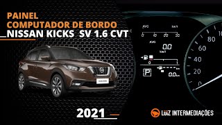 Painel  Computador de Bordo  NISSAN KICKS SV 16 CVT 2021 [upl. by Shiller776]