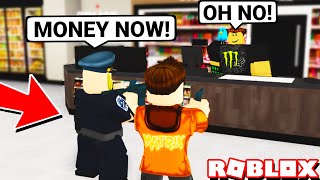 Southwest Florida Police Captain Helped Me ROB The Stores Roblox Southwest Florida [upl. by Adnawal]