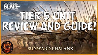 Conquerors Blade Tier 5 Phalanx Unit Guide and Review [upl. by Shultz718]