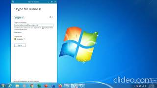 Skype For Business SfB Setup for Laptop [upl. by Aem]