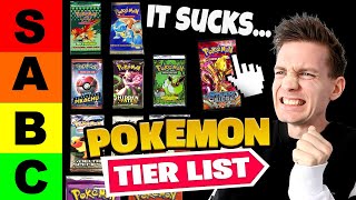 I Ranked EVERY Pokémon Card Set Tier List [upl. by Lamson]