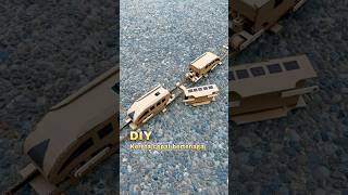 diy kreatif kereta cepat bertenaga dari kardus bekas diy creative toys tutorial motor unik [upl. by Adnopoz]