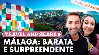 Passeios DE GRAÇA Veja o que fazer em Málaga gastando pouco  Viajando de Trem com Travel and Share [upl. by Yrtneg]