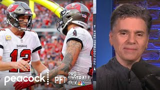 Did Bucs fan fumble return on Tom Bradys 600th TD ball  Pro Football Talk  NBC Sports [upl. by Tanney]