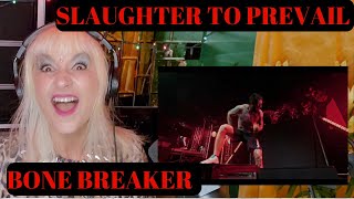 SLAUGHTER TO PREVAIL  BONEBREAKER LIVE IN MOSCOW amp Vocal Performance Coach Reaction amp Analysis [upl. by Hsur]