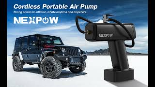 NEXPOW Auto Tire Inflator Portable Air Compressor [upl. by Knudson]