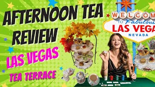 Afternoon Tea REVIEW The Tea Terrace in Las Vegas NV USA [upl. by Amsden707]