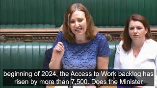 DWP Questions  Access to Work Backlog 130524 [upl. by Darrill]