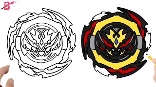 Como Desenhar Beyblade  DYNAMITE [upl. by Anaicul]